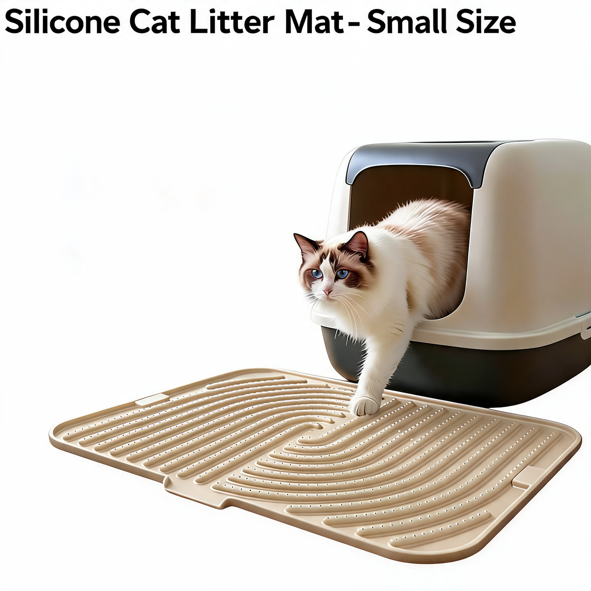 Foldable Silicone Cat Litter Mat