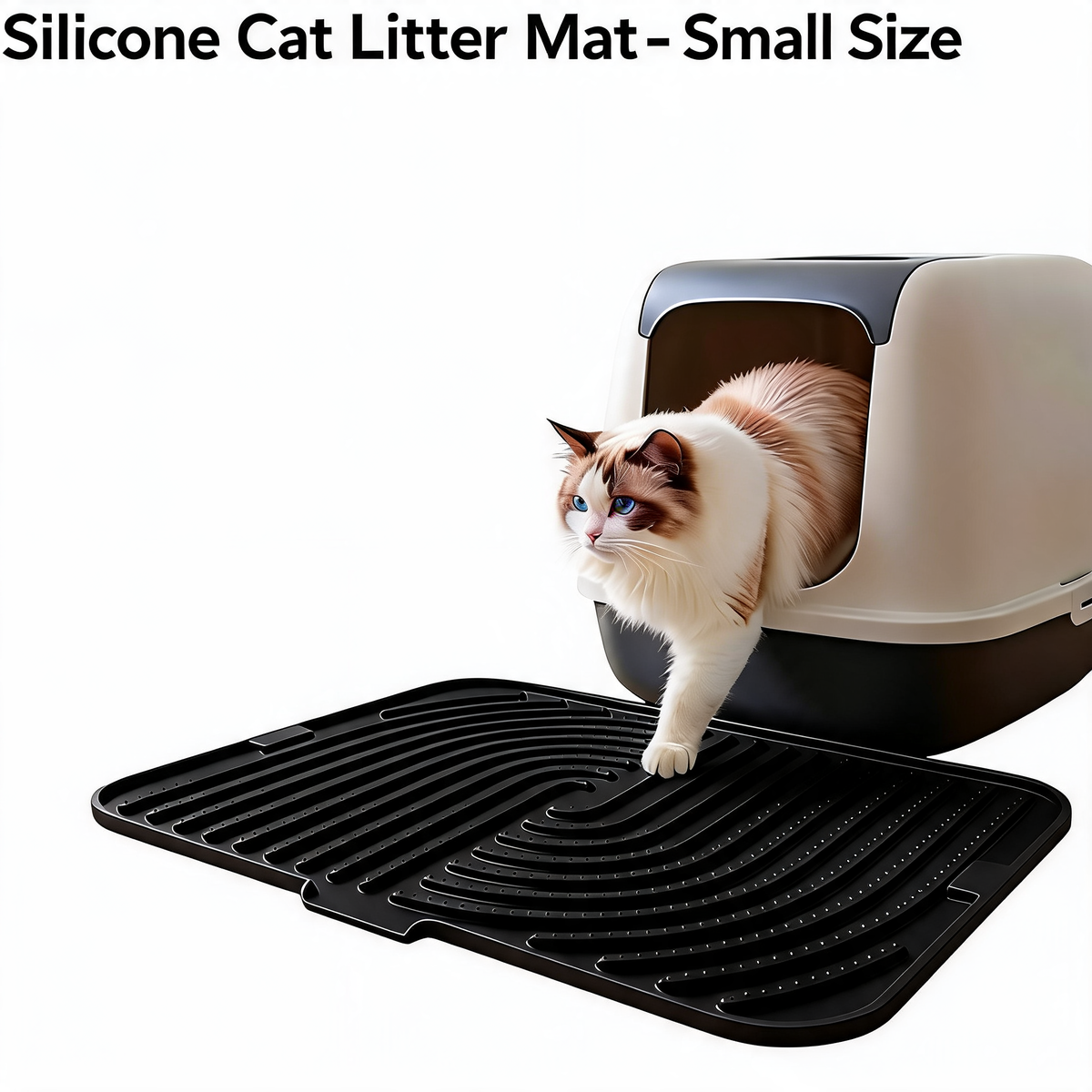 Foldable Silicone Cat Litter Mat