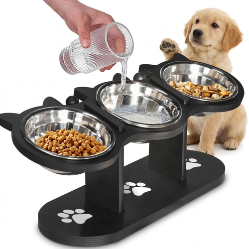 Adjustable Elevated Pet Bowls