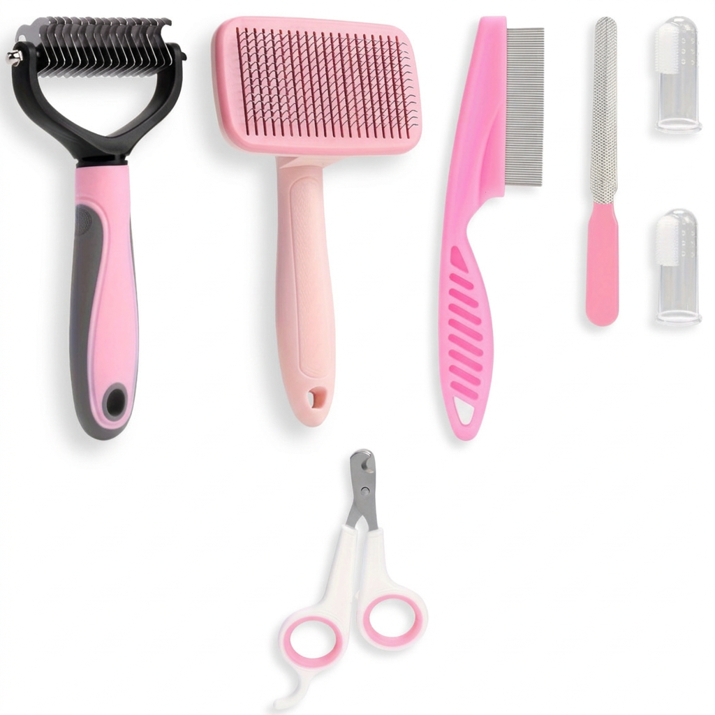 8-Piece Pet Grooming Kit